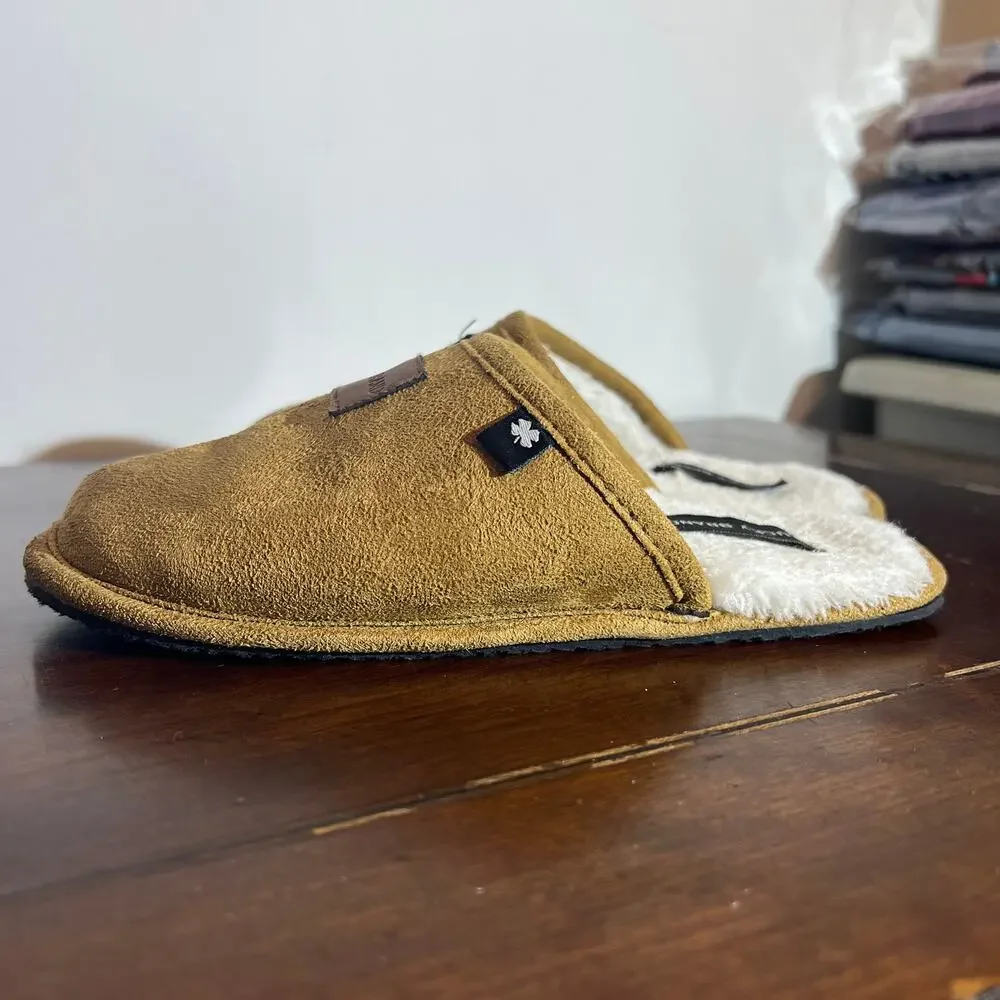 Lucky Brand Kids Tan Faux Fur Mule Slippers Size 2/3